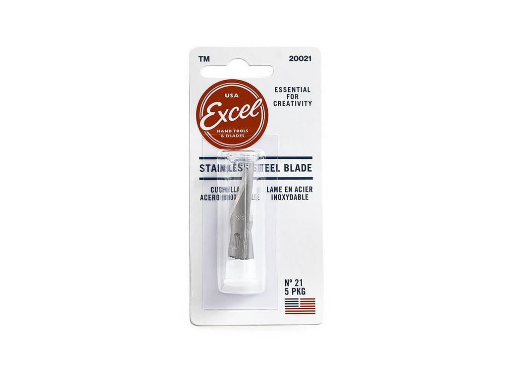 Excel #21 Blade Stainless Steel (5) 20021